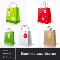 Shopping bags Vector