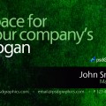 green-grunge-business-card-template