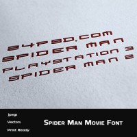 Spiderman Movie Font