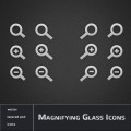 magnifying glass icons