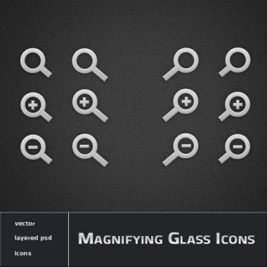 Magnifying Glass Icons