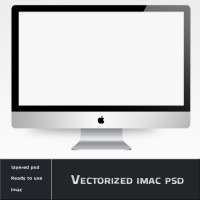 Vectorized imac psd template