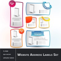 Clean website address labels