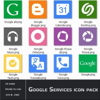 45 Google Services Icon Pack