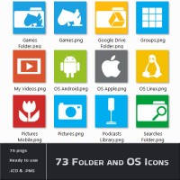 73 Folder and OS Icons