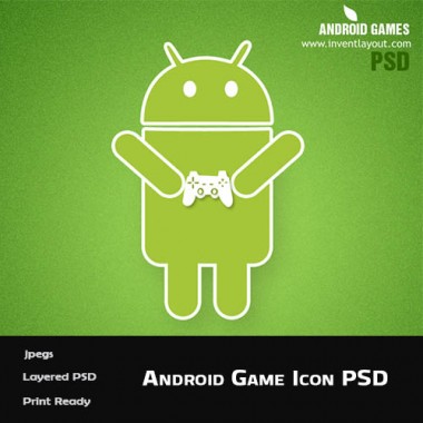 Android Games Icon PSD