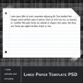 Lined Paper Template