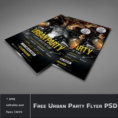 Urban Party Flyer Template (PSD)