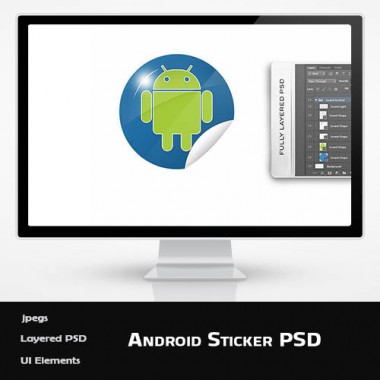 Android Sticker Template