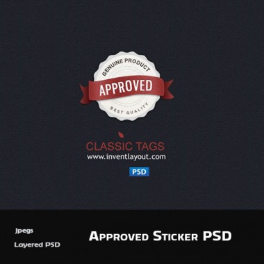 Approved Tag PSD