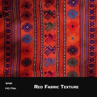 Red Fabric Pattern