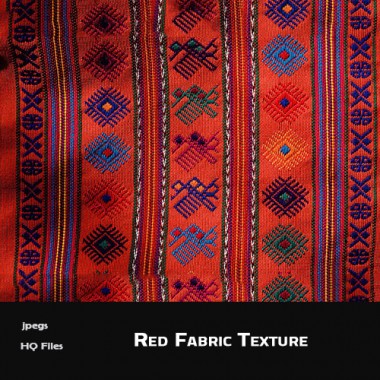 Red Fabric Pattern