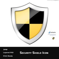 Security Shield Icon (PSD)