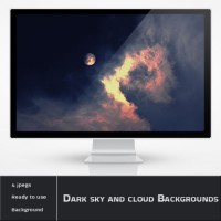 Dark sky and cloud Backgrounds