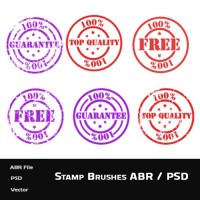 Stamp Brushes (PSD and ABR)