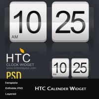 Calendar Widget PSD