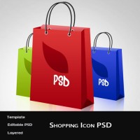 Free Shopping Bag Icon PSD