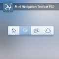 Mini Navigation Toolbar  PSD
