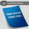 Free PSD Flyer Mockup